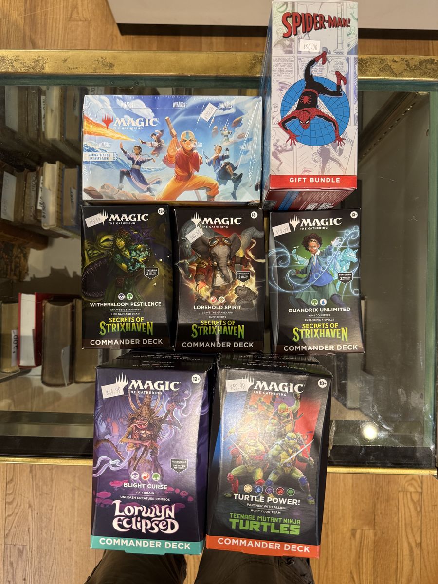 Magic the Gathering decks and cards now available