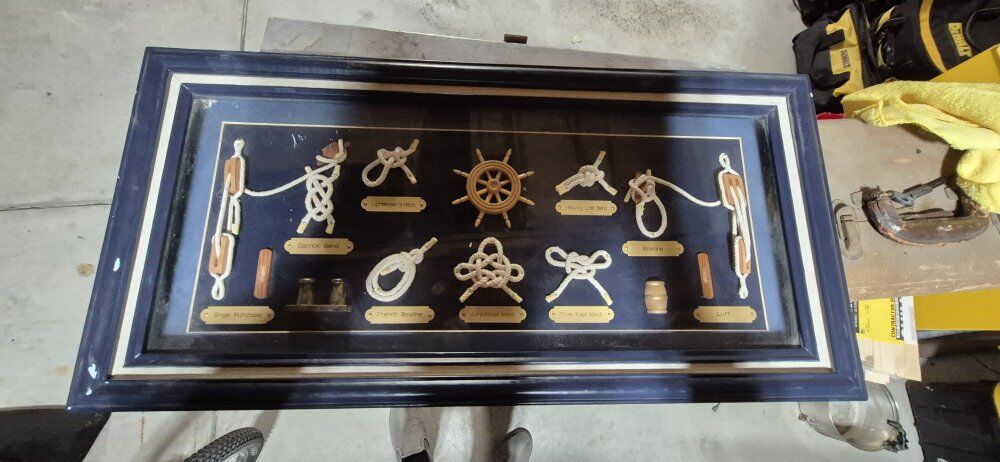 Nautical Knot Shadowbox.