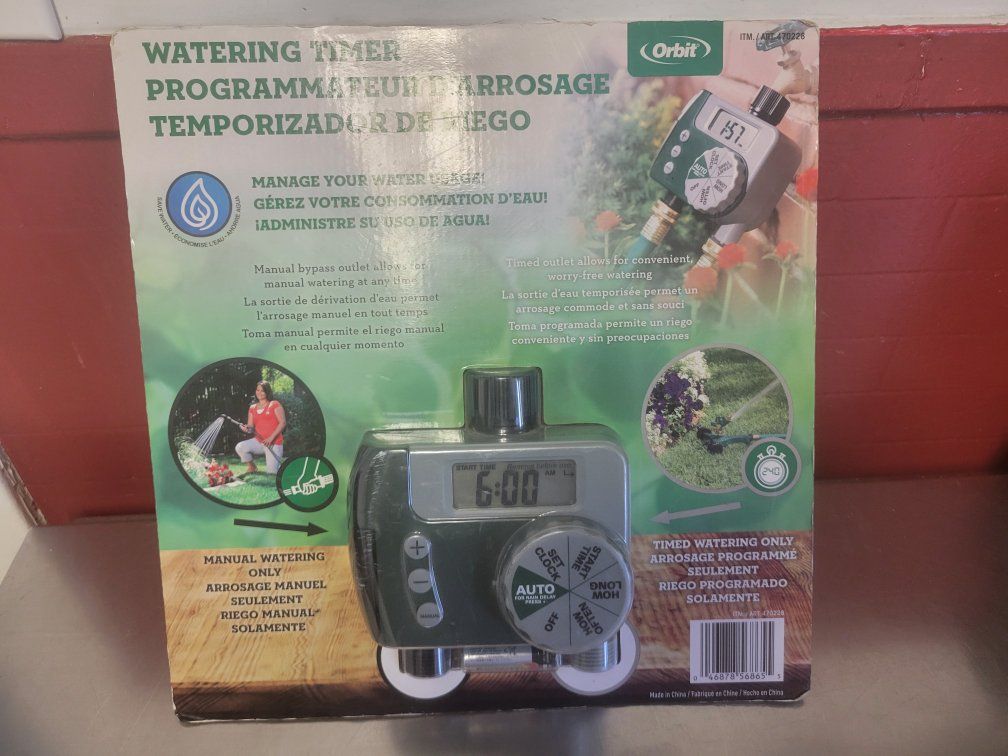 Water timer programmer ~ Orbit