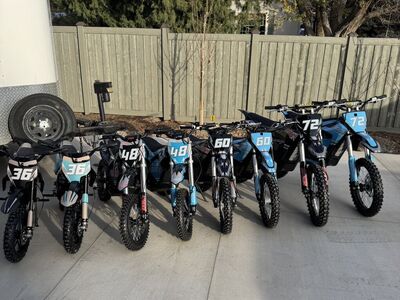 KICKIN EXV Electric dirt bikes - 72v 60v 48v 36v