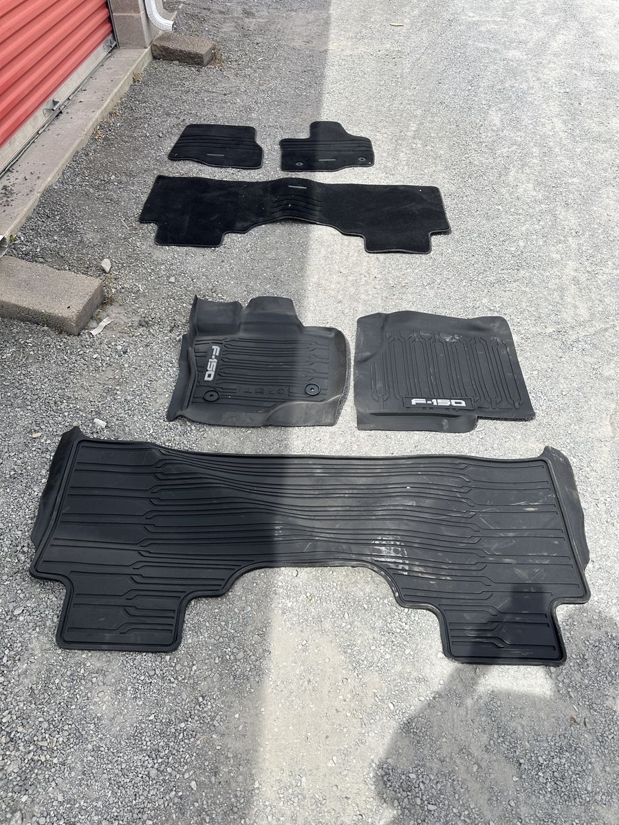 2022 Ford F-150 floor mats.