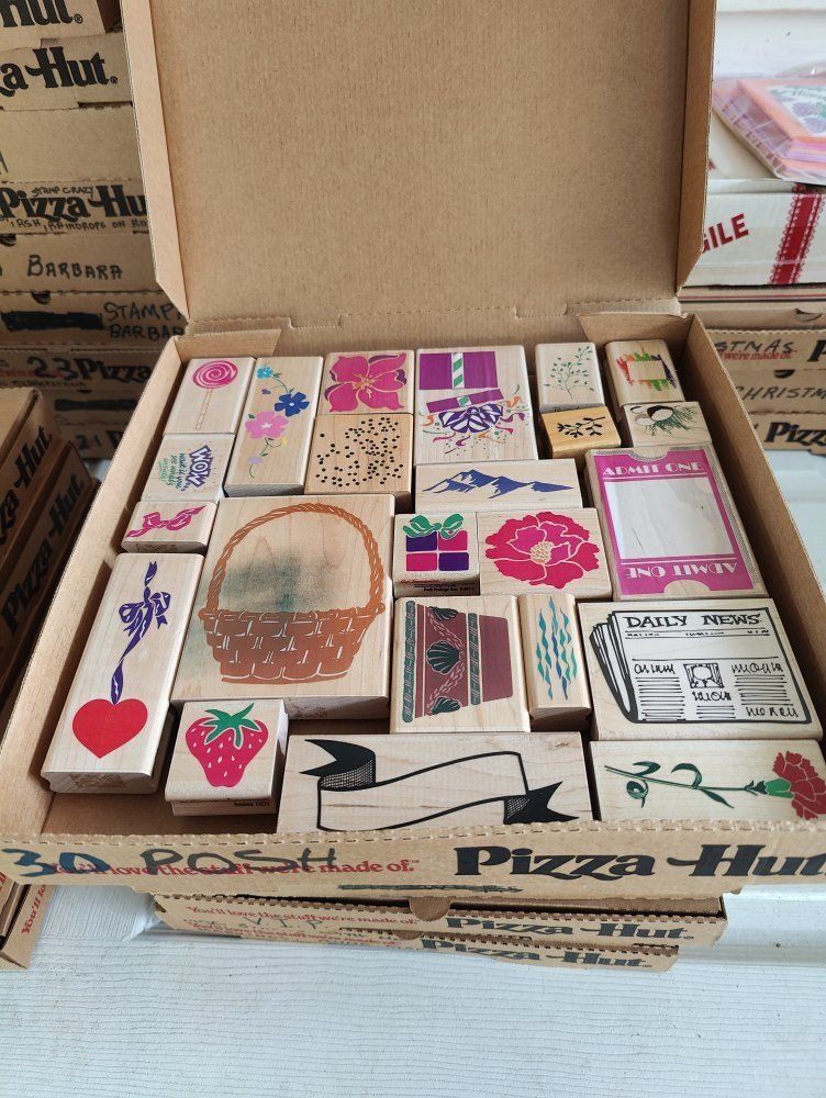 Box #30 of 65, New, old stock rubber stamps, designed mainly for people that like to make their own greeting cards.