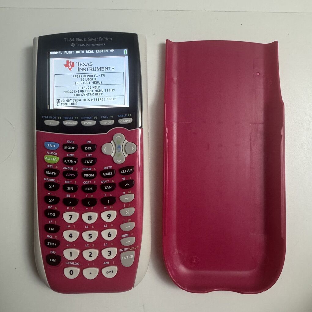 TI-84 Plus C Color Screen Rechargeable Calculator