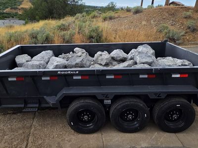 Dump Trailer Hauling