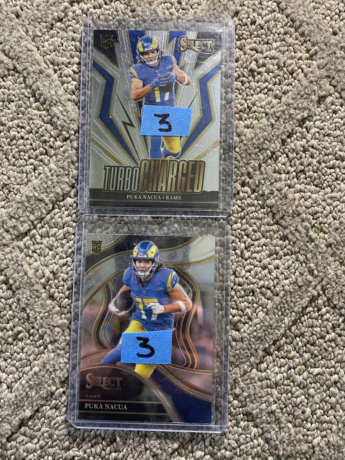 Puka Nacua Los Angeles Rams trading cards