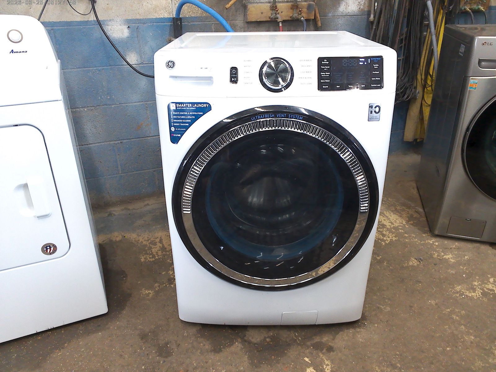 GE front load washer