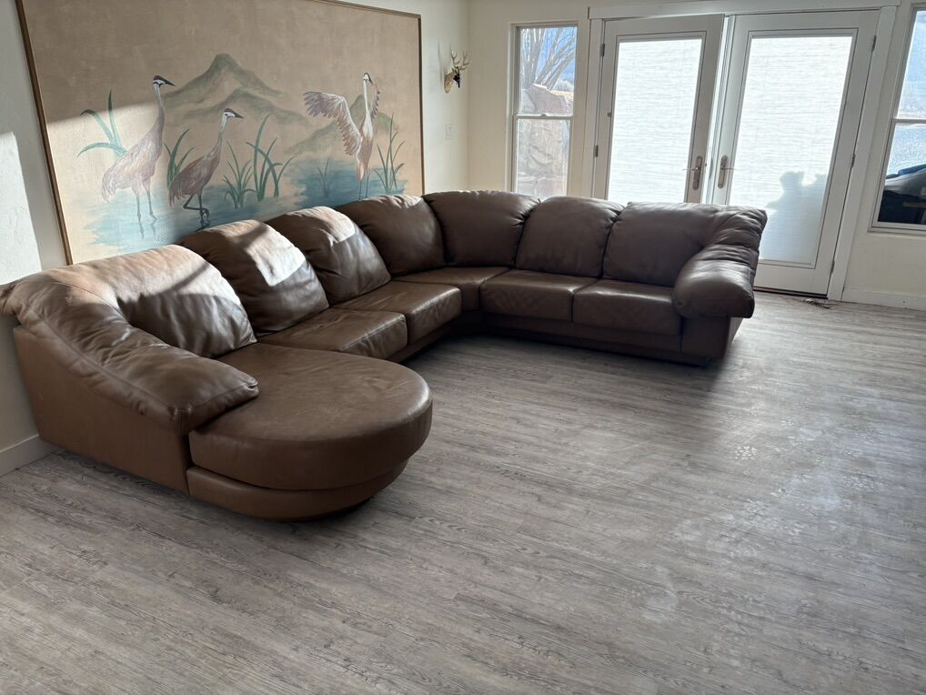 Leather Sectional