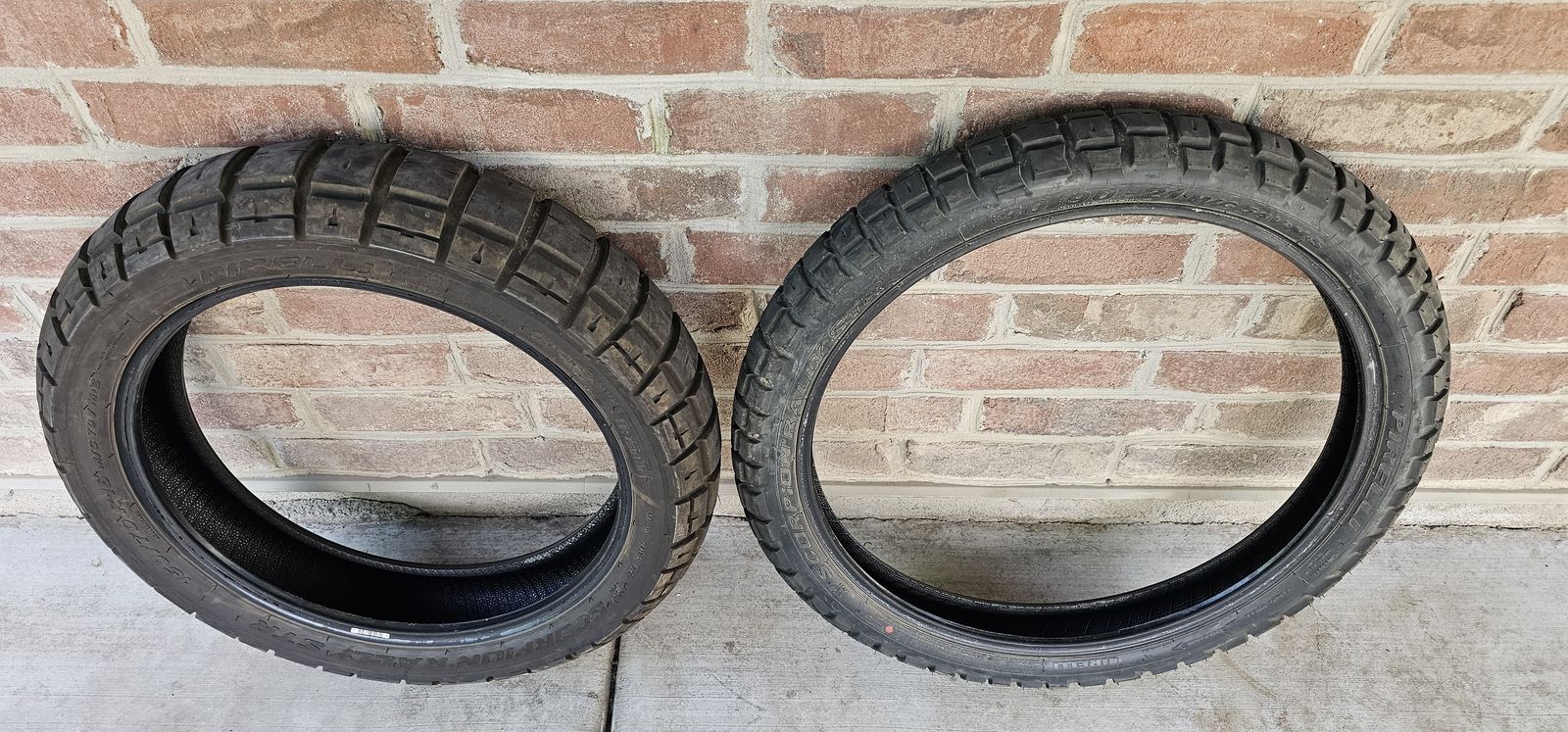 Pirelli Scorpion Rally STR Motorcycle Tires - Front 120/70 R19 & Rear 150/70 R18