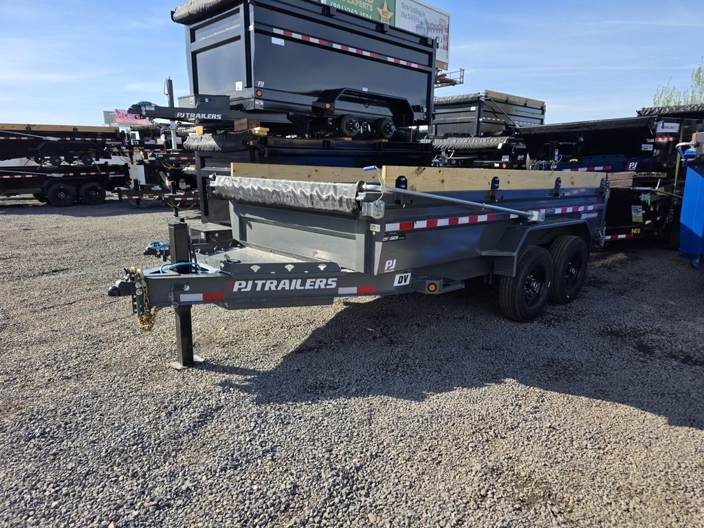 2026 PJ Trailers 7X14 DV 15.4K with 2' Sides Dump