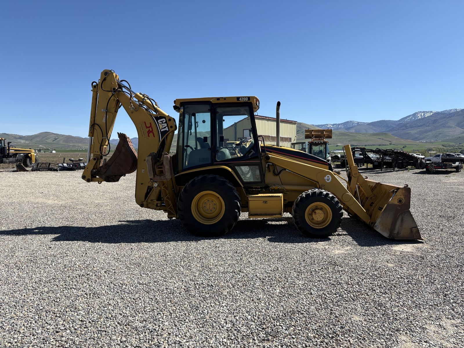 2005 cat 420d 4x4 backhoe  3400hours
