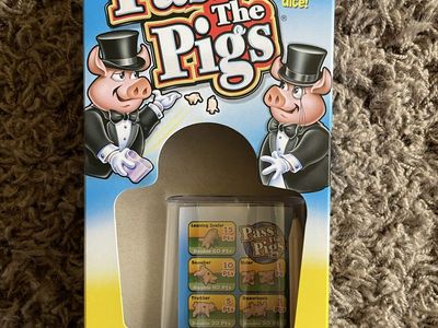 Winning Moves Pass The Pigs Game - New "PIG STY" Dice Cup Edition - Classic Dice Rolling Fun