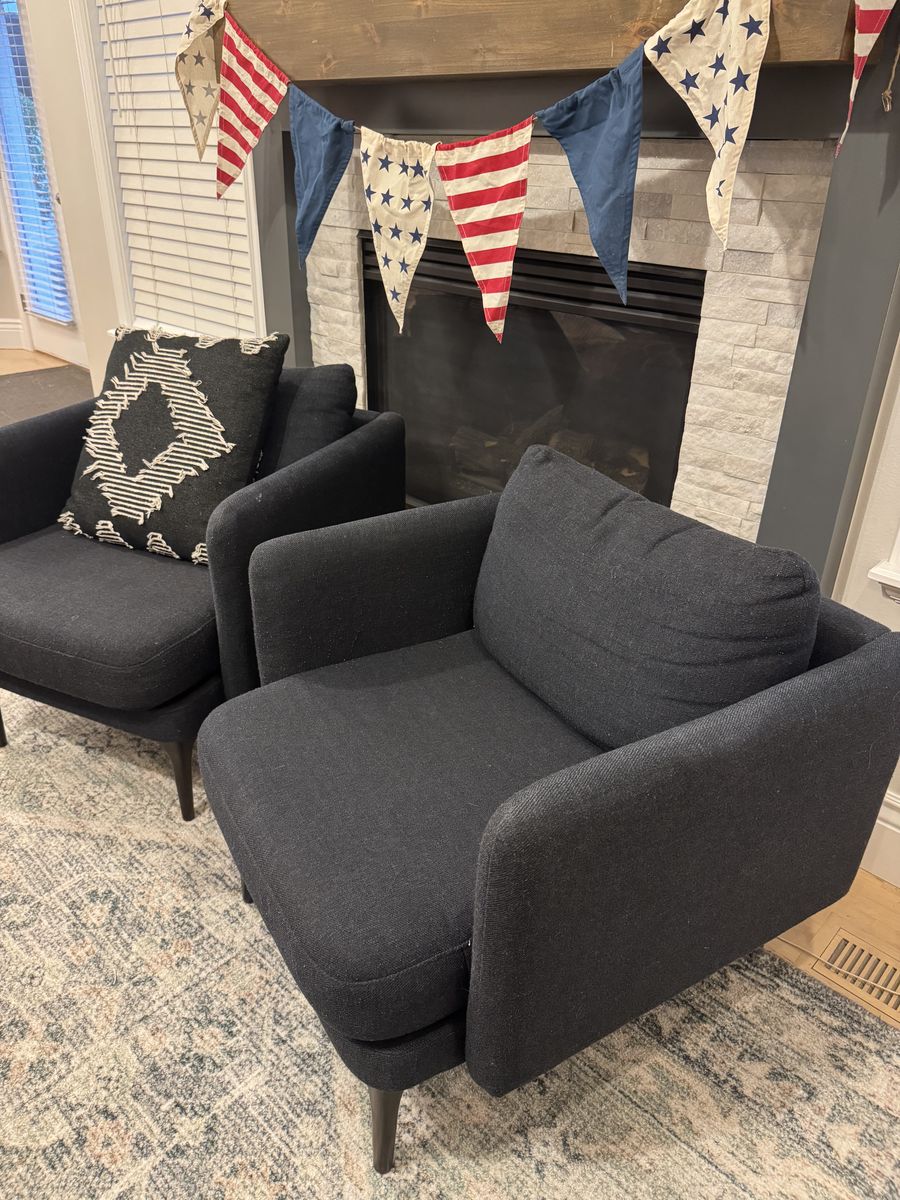 Matching west elm chairs