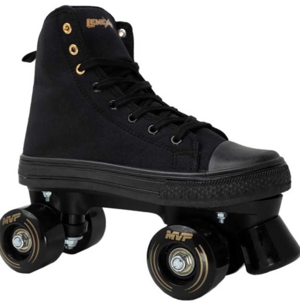 MVP Lenexa Black High-Top Roller Skates