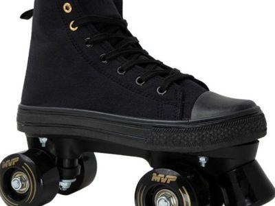 MVP Lenexa Black High-Top Roller Skates