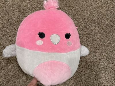 Squishmallow 8 Jayla Galah Cockatoo Soft