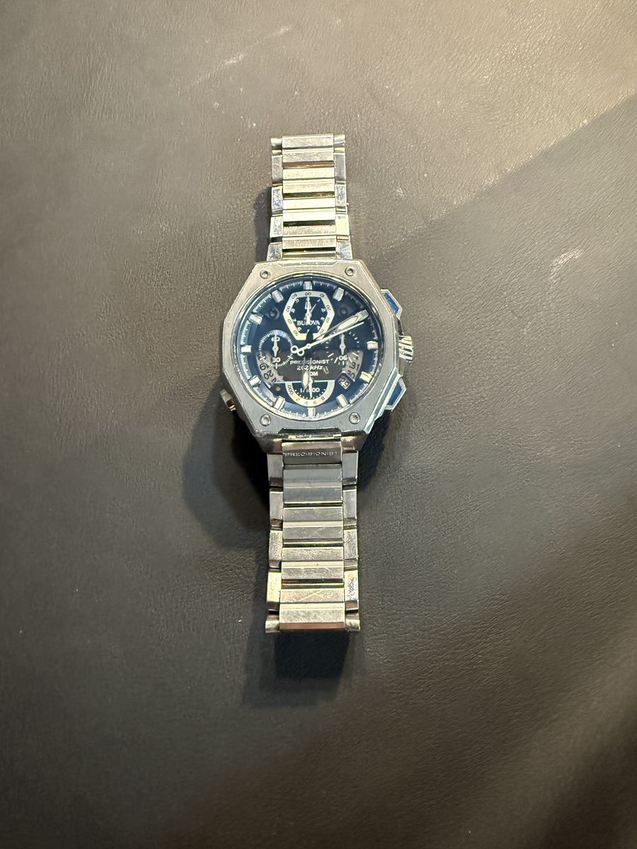 Bulova Precisionist Series X Chronograph Blue Dial 96B349 - Full Kit