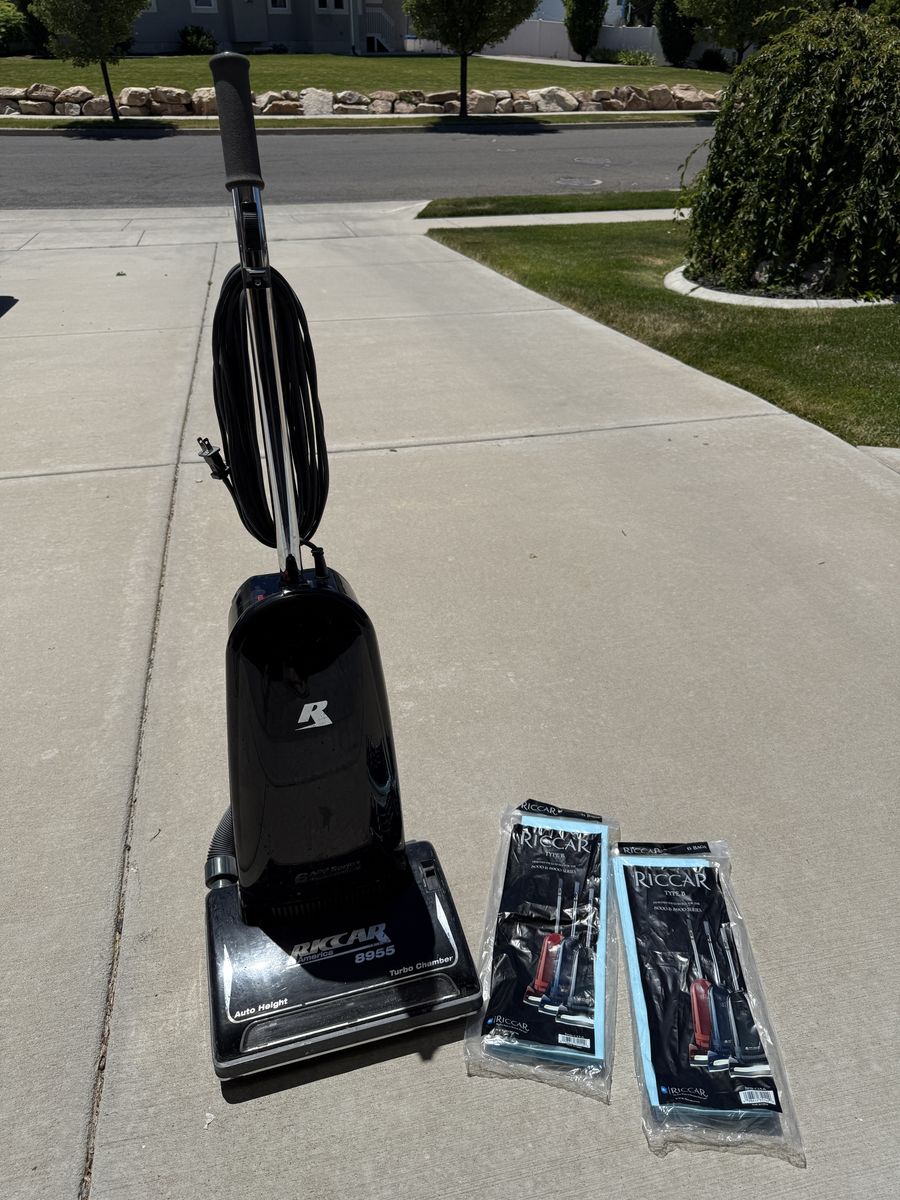 Riccar Vacuum and Extra Bags