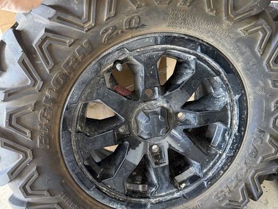 Can AM Defender wheels and tires
