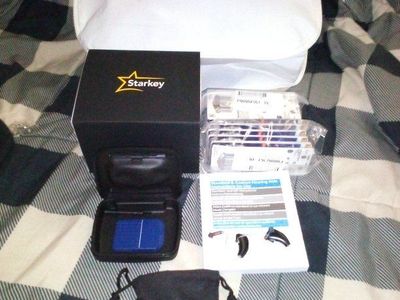 Starkey Power Plus BTE Standard & Custom Hearing Aids Kit - New
