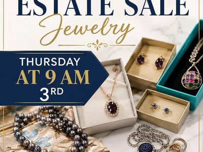 SANDY, UTAH ESTATE SALE – LARGE JEWELRY COLLECTION