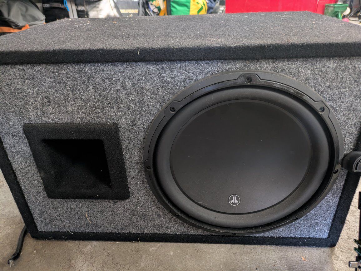 12" subwoofer and amp
