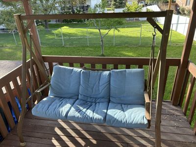 Sturdy steal Porch patio bench chair swing $50 obo