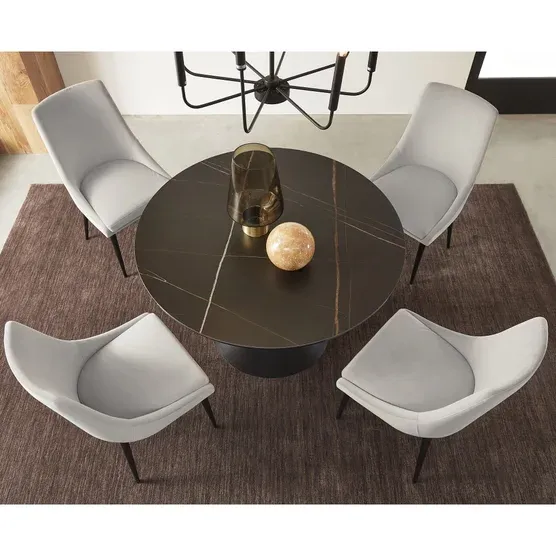 MATTO ROUND DINING SET + 4 CHAIRS  NEED GONE THIS WEEKEND