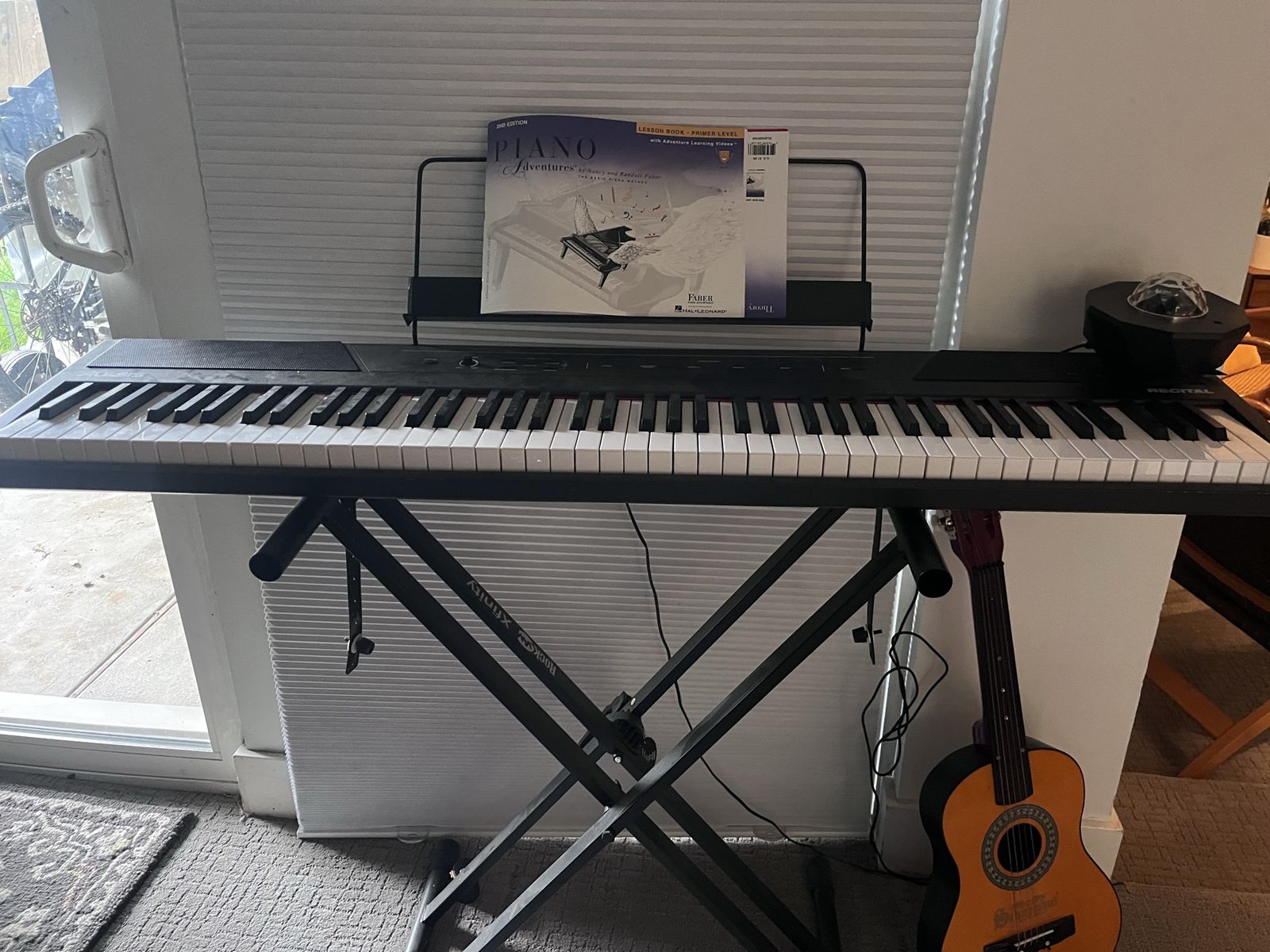 Digital Piano Keyboard and stand