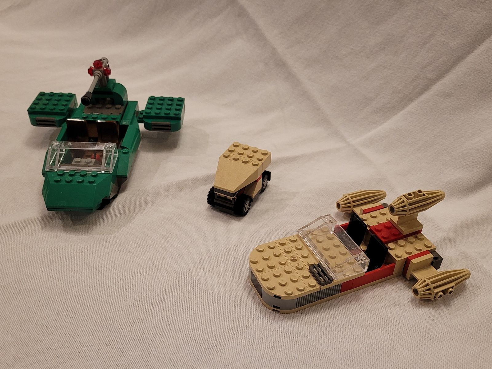 Vintage Lego Star Wars Landspeeders