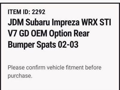 subaru parts