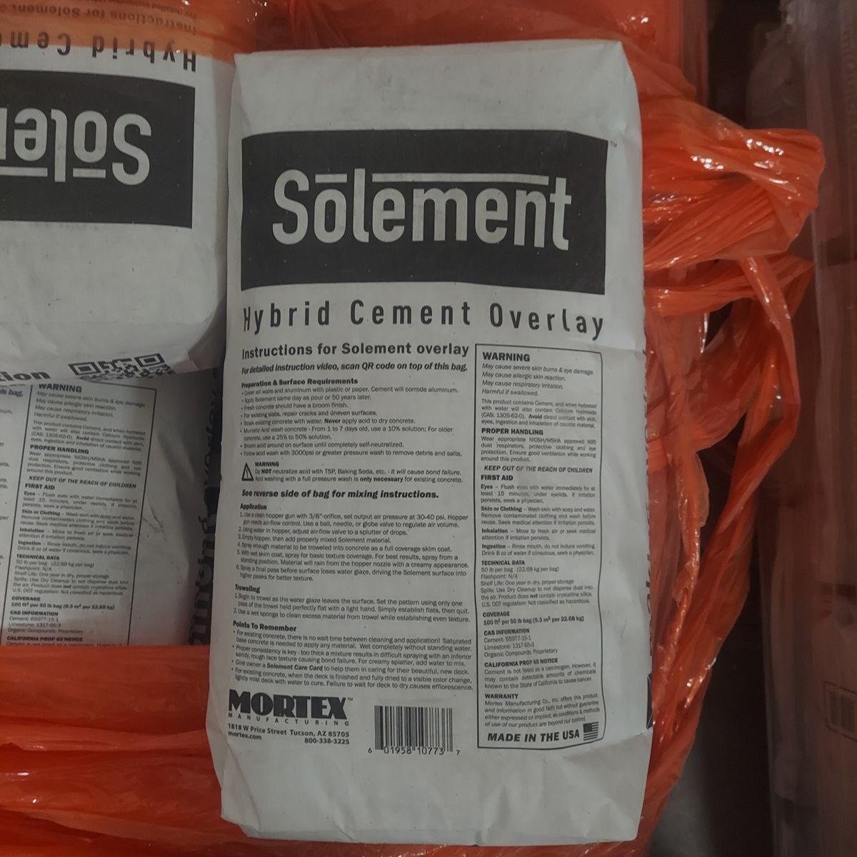 Solement Hybrid Cement Overlay
