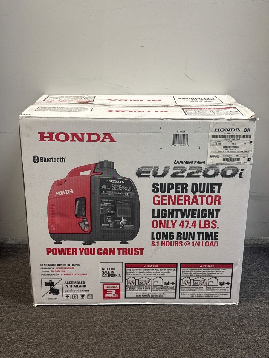 Honda EU2200i Generator Brand New