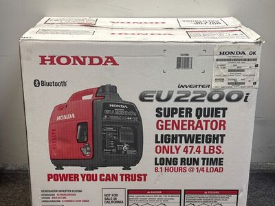 Honda EU2200i Generator Brand New