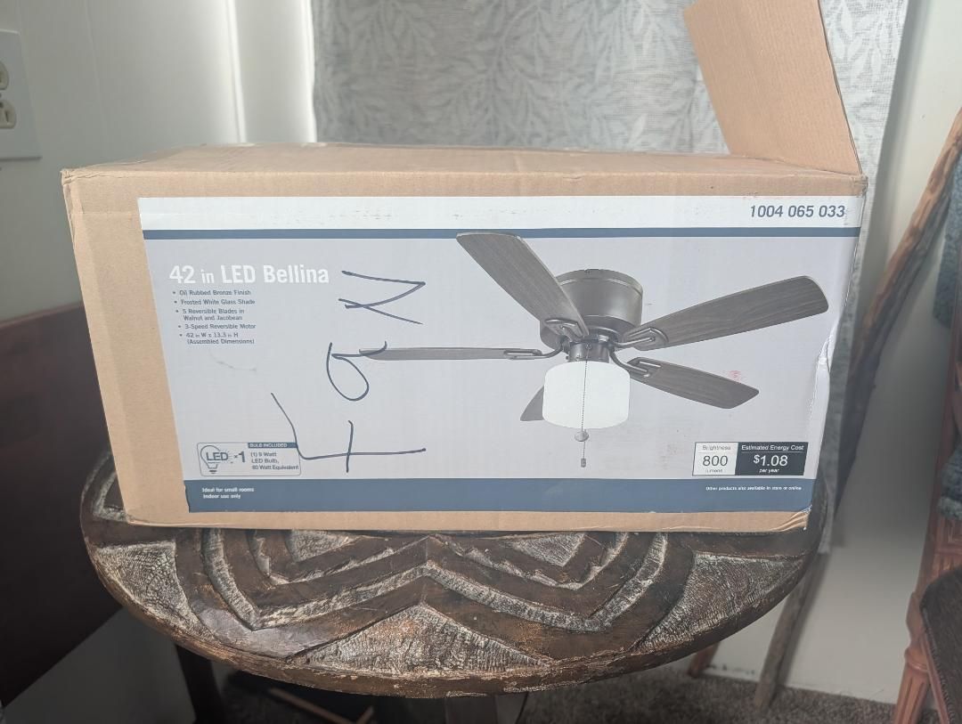 42" LED Bellina Ceiling Fan