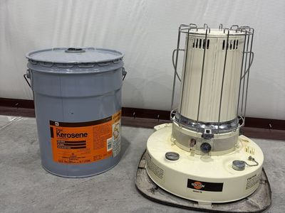 Kerosene heater with kerosene