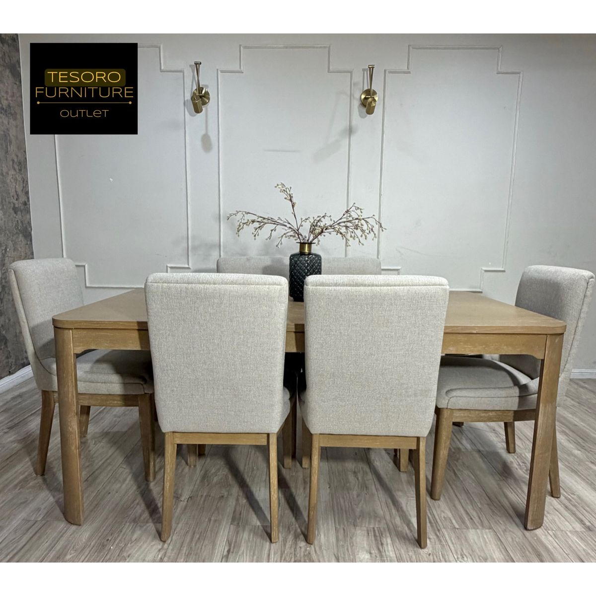 MODERN OAK DINING SET WE OFFER DELIVERY
