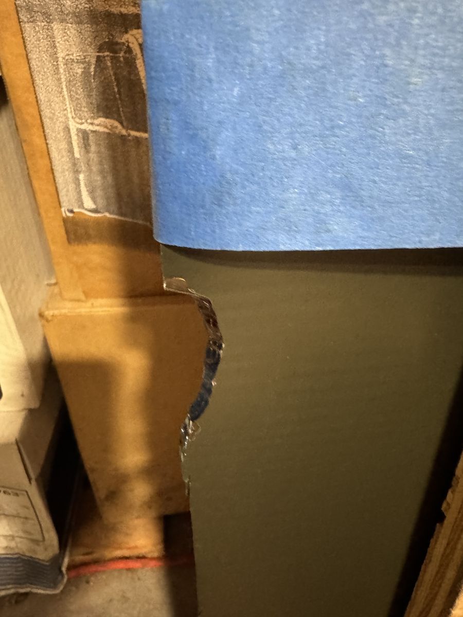 Free Large Mirror 42" H x 71" W - Damaged Edge, DIY Project
