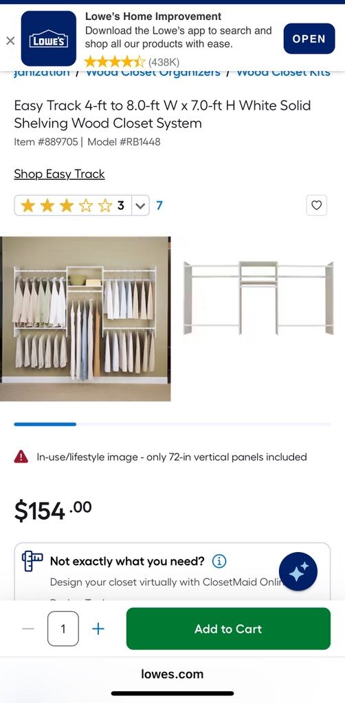 Shelving Wood Closet