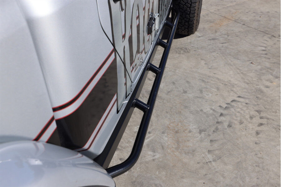 Rock Hard 4x4 Patriot Series Tube Slider Rocker Guards Angled Down for JT Jeep Gladiator RockHard RH-80106