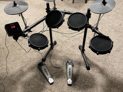 Alesis Nitro Mesh Kit Electronic Drum Set - Complete 8-Piece Electric Drums
