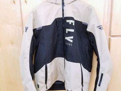 Fly Racing Carbon Jacket Black/Tan Size 2X (470-52062X-L-R2-S3)