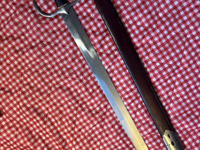 Windlass Sword of St. Michael Falchion – Battle Ready Medieval Sword w/ Scabbard