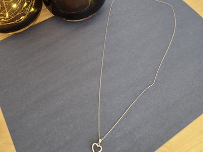 14k Rose Gold 1/2 ct diamond necklace