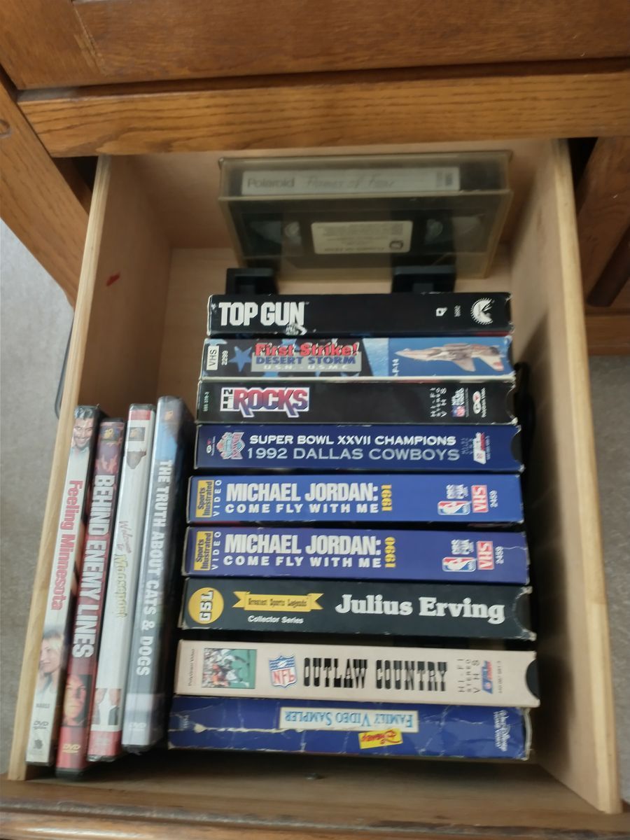 VHS Tapes/ DVDs - Sports & Movies
