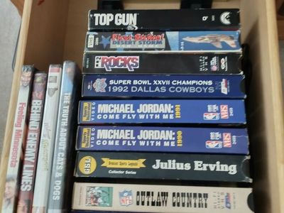 VHS Tapes/ DVDs - Sports & Movies