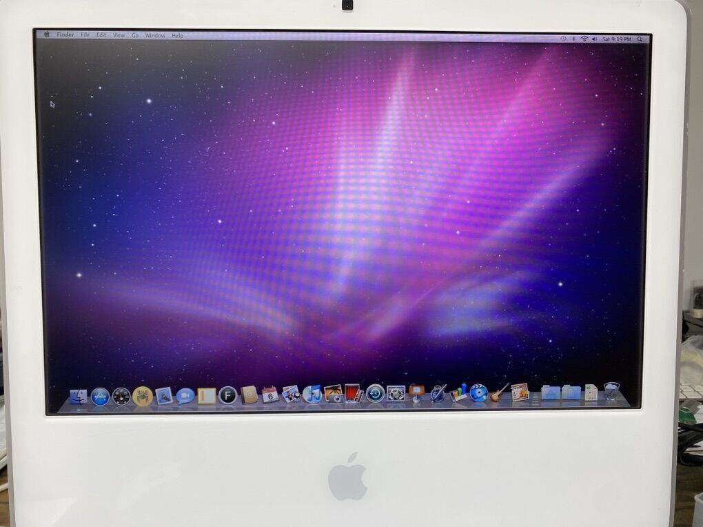 Vintage Games Core2Duo iMac From 2006