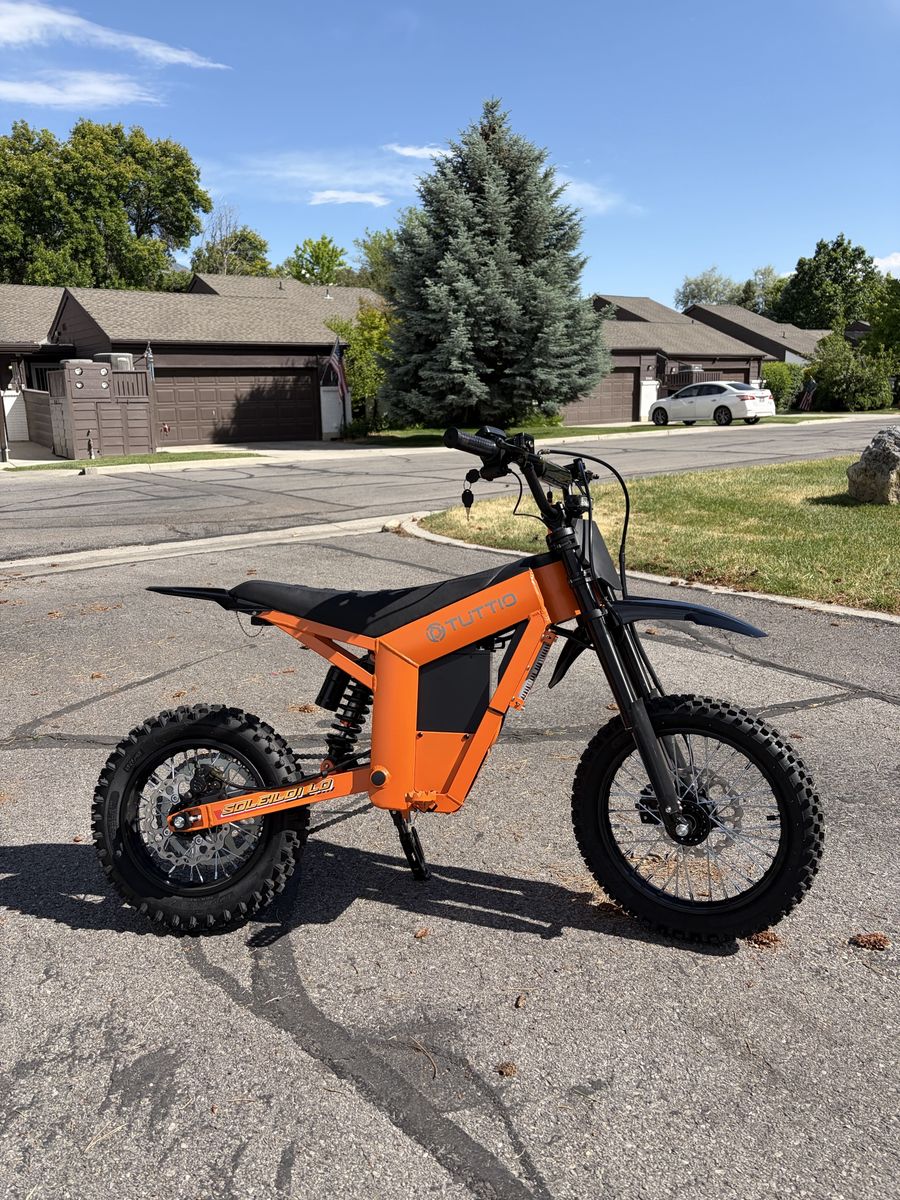 New Tuttio Soleil LO Lava Orange Electric dirt bike e bike