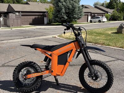 New Tuttio Soleil LO Lava Orange Electric dirt bike e bike