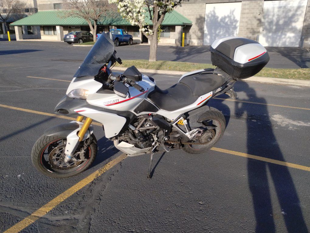 2010 Ducati Multistrada adventure bike, motorcycle