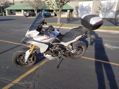 2010 Ducati Multistrada adventure bike, motorcycle